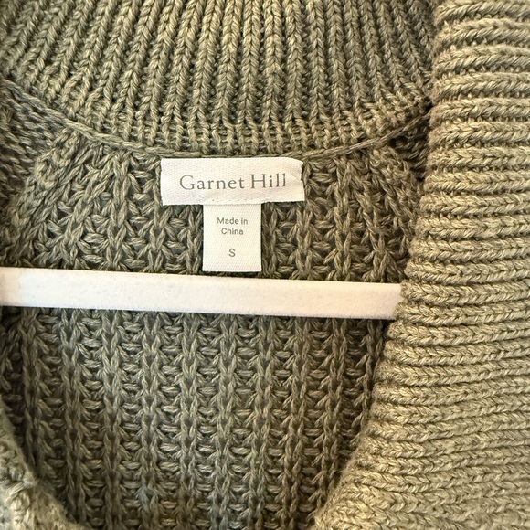 Garnet Hill Maren Linen and Organic Cotton Cardigan - Picture 5 of 6